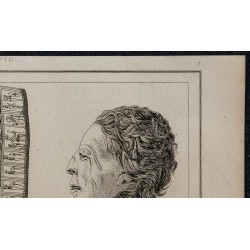 1839 - Têtes et sarcophages de Momies 