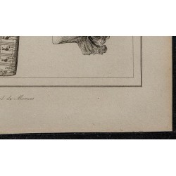 1839 - Têtes et sarcophages de Momies 