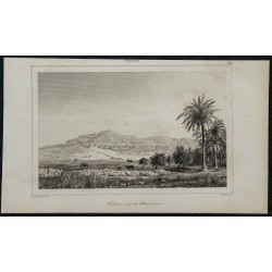 1839 - Tombeaux près du Ramesséum 
