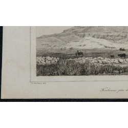 1839 - Tombeaux près du Ramesséum 