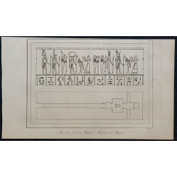 1839 - Plan d'un Tombeau Royal égyptien 