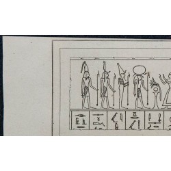 1839 - Plan d'un Tombeau Royal égyptien 