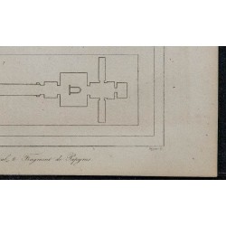 1839 - Plan d'un Tombeau Royal égyptien 