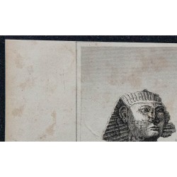 1839 - Sphinx et pyramide de Gizeh 