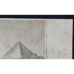 1839 - Sphinx et pyramide de Gizeh 