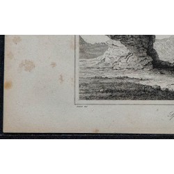 1839 - Sphinx et pyramide de Gizeh 