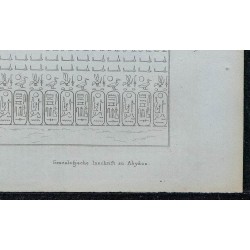 1839 - Table Généalogique d'Abydos 