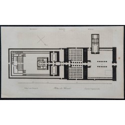 1839 - Plan du temple de Karnak 
