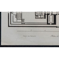 1839 - Plan du temple de Karnak 