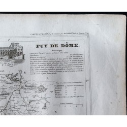 Gravure de 1833 - Département du Puy De Dôme - 3