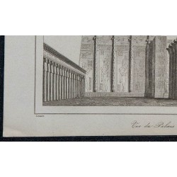 1839 -  Temple de Karnak en Égypte 