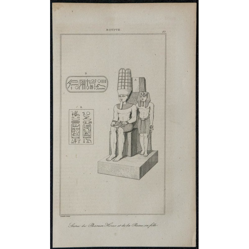 1839 - Statue du Pharaon Horus 1839 - Statue du Pharaon Horus