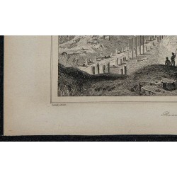 1839 - Ruines d'Antinoë (Antinoupolis) 
