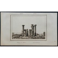 1839 - Portique du Théâtre à Antinoë (Antinoupolis) 