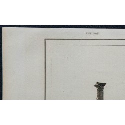 1839 - Portique du Théâtre à Antinoë (Antinoupolis) 