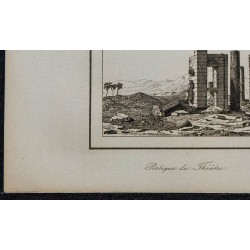 1839 - Portique du Théâtre à Antinoë (Antinoupolis) 