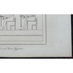 1839 - Tibère faisant des offrandes aux Dieux Égyptiens 