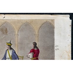 1825 - Childéric recevant la moitié de pièce d'or 