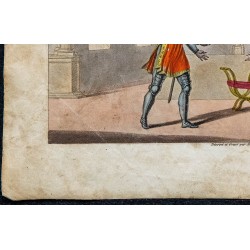 1825 - Childéric recevant la moitié de pièce d'or 