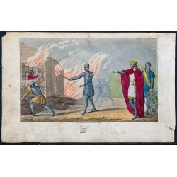 1825 - Clotaire fait incendier la chaumière de Chramne 