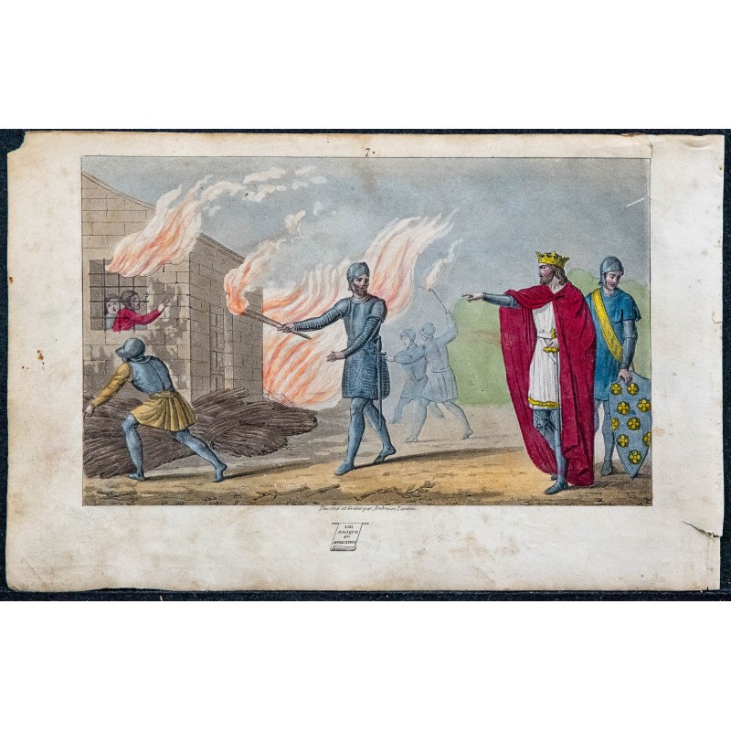 1825 - Clotaire fait incendier la chaumière de Chramne 