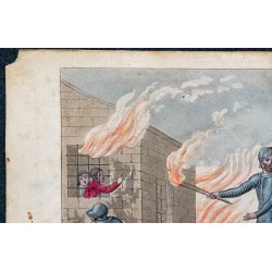 1825 - Clotaire fait incendier la chaumière de Chramne 