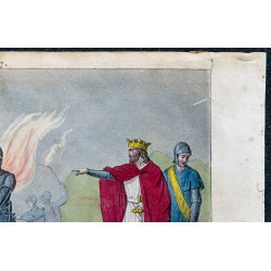 1825 - Clotaire fait incendier la chaumière de Chramne 