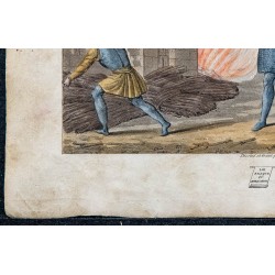 1825 - Clotaire fait incendier la chaumière de Chramne 