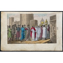 1825 - Chilpéric entrant dans Paris après le meurtre de Sigebert 