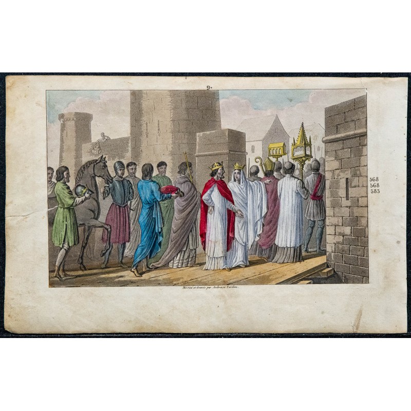 1825 - Chilpéric entrant dans Paris après le meurtre de Sigebert 