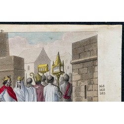 1825 - Chilpéric entrant dans Paris après le meurtre de Sigebert 