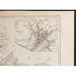 Gravure de 1855 - Carte du département du Loir et Cher - 3