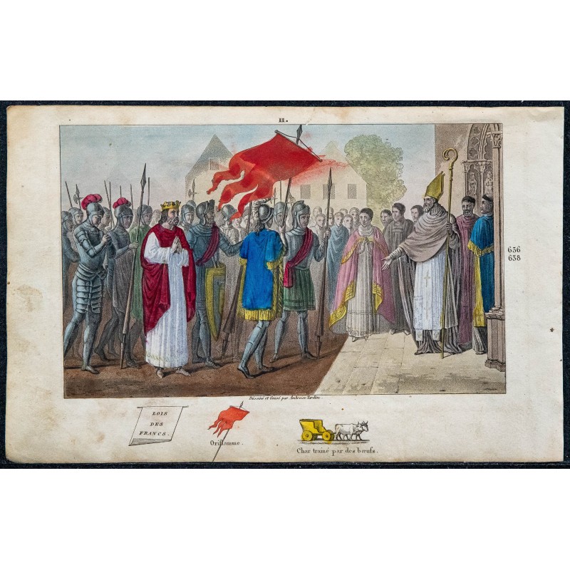1825 - Fondation de l'abbaye de Saint-Denis par Dagobert I 1825 - Fondation de l'abbaye de Saint-Denis par Dagobert I