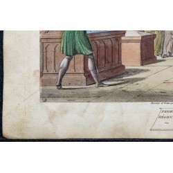 1825 - Clovis II vendant les lames des reliques pour les pauvres 