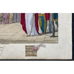 1825 - Clovis II vendant les lames des reliques pour les pauvres 