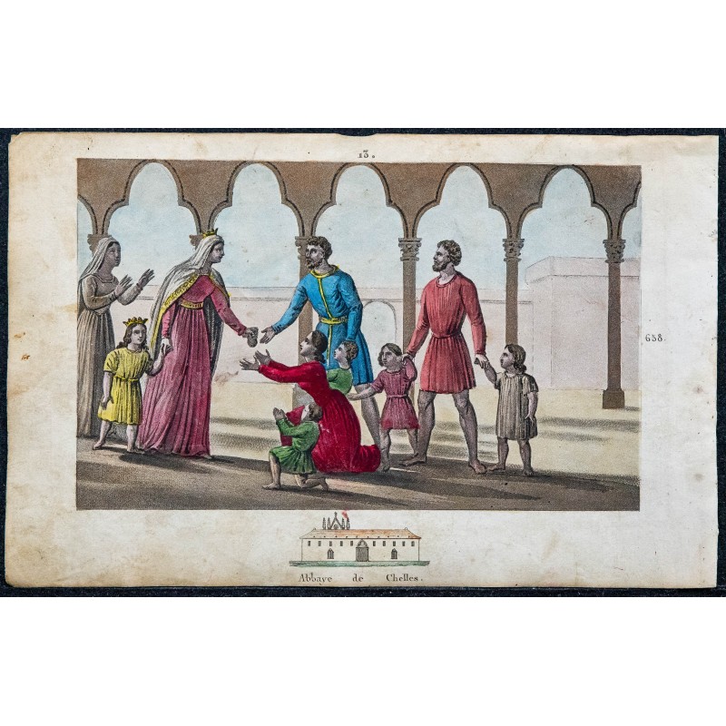 1825 - Batilde abolissant le tribut sous Clotaire III 