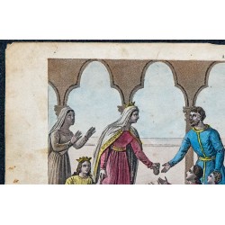 1825 - Batilde abolissant le tribut sous Clotaire III 