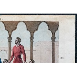 1825 - Batilde abolissant le tribut sous Clotaire III 