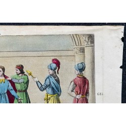 1825 - Thierry 1 montant sur le trône 