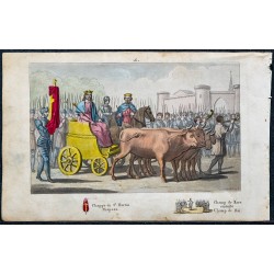 1825 - Pépin de Herstal avec Clovis III au Champ-de-Mars 