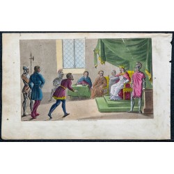 1825 - Childebert II le juste devant sa cour 