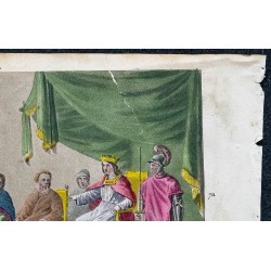 1825 - Childebert II le juste devant sa cour 