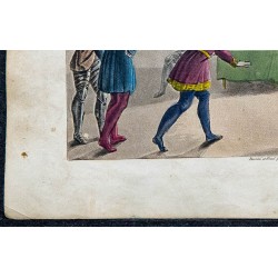 1825 - Childebert II le juste devant sa cour 