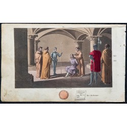 1825 - Déposition et tonsure de Childéric III 