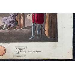 1825 - Déposition et tonsure de Childéric III 