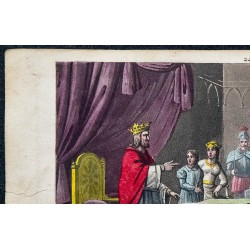1825 - Louis I le Débonnaire partageant la monarchie 
