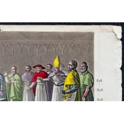 1825 - Louis I le Débonnaire partageant la monarchie 
