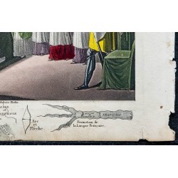 1825 - Louis I le Débonnaire partageant la monarchie 