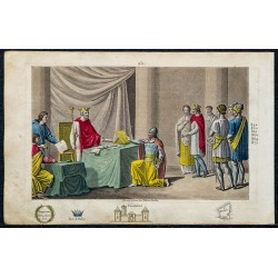 1825 - Serment de Strasbourg entre Charles et Louis 