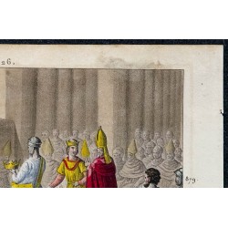 1825 - Couronnement de Louis II le Bègue à l'abbaye de Saint-Denis 